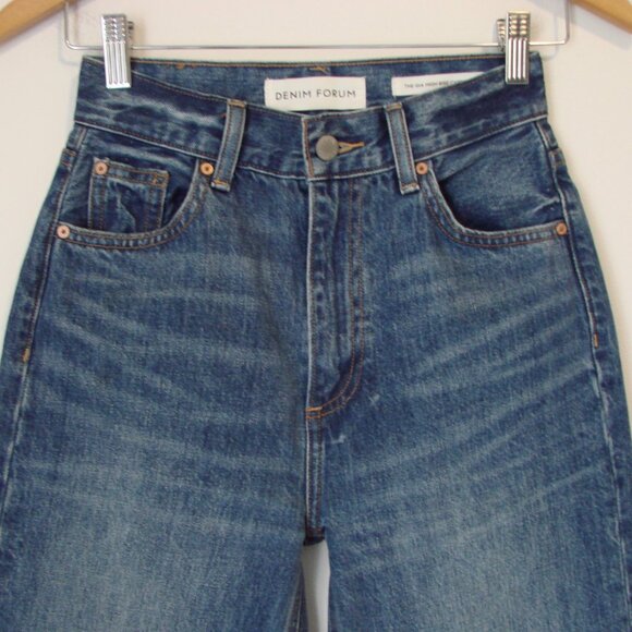 Aritzia Denim Forum Gia High Rise Carrot Jeans Organic Cotton 28L Size 23 - Picture 5 of 16